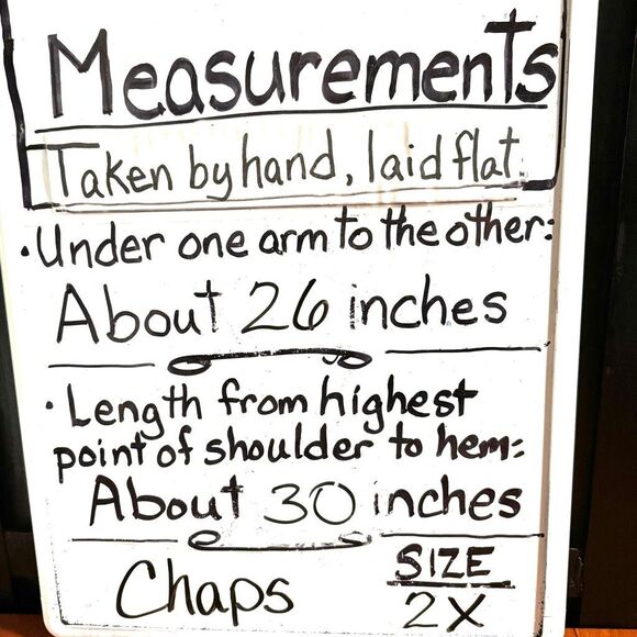 CHAPS Denim 2X linen cotton band collar blue & white stripe button front shirt - Picture 10 of 10